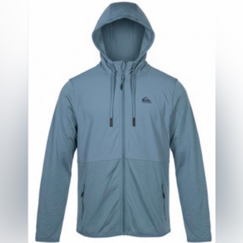 QuikSilver Unisex DryFlight LS Zip Frt Brushed Stretch Knit Jacket w/Poly Combo